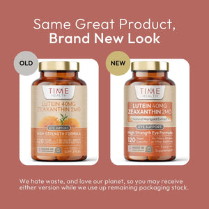 Lutein 40mg - Zeaxanthin 2mg - Maximum Strength - Eye Health & Vision