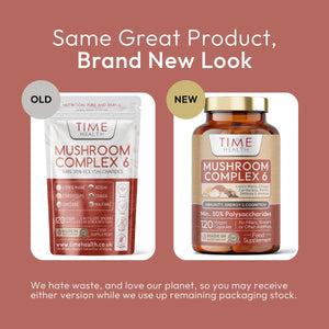 Mushroom Complex 6 - Lion's Mane, Chaga, Cordyceps, Shiitake, Reishi & Maitake