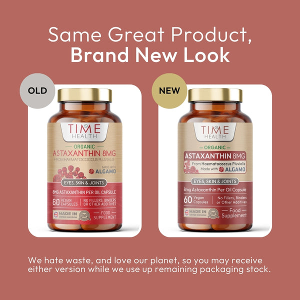 Organic Astaxanthin Oil 8mg - Algamo® - Antioxidant - EU Haematococcus Pluvialis