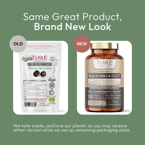 Organic Black Maca Root - Energy & Sexual Wellbeing