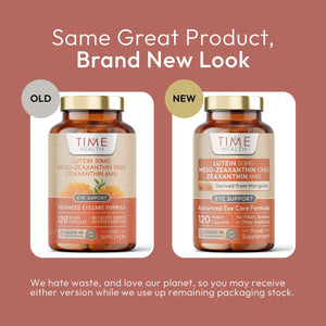 Lutein 30mg, Meso-Zeaxanthin 10mg & Zeaxanthin 6mg - High Strength - Eye Health & Vision