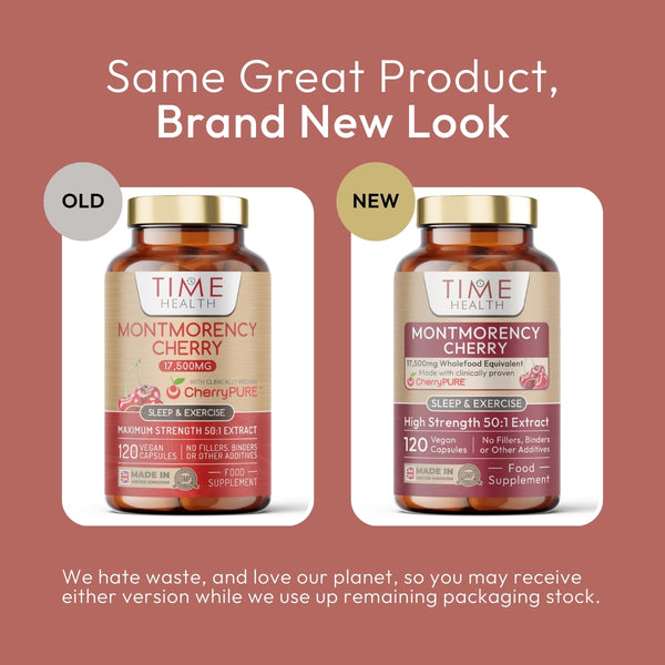 Montmorency Cherry - Max Strength - Clinically Proven CherryPURE® - Sleep & Muscle Recovery