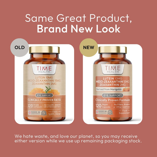 Lutein 10mg, Meso-zeaxanthin 10mg, Zeaxanthin 2mg  - Eye Health & Vision