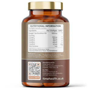 Wildcrafted Sea Buckthorn – Omega 3, 6, 7 & 9 – Heart, Eye & Skin Health