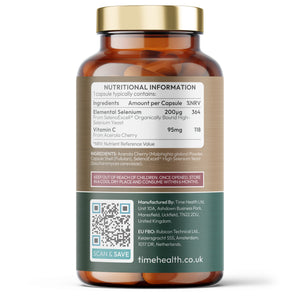 Selenium 200mcg – SelenoExcell® – Immune, Thyroid & Cellular Health