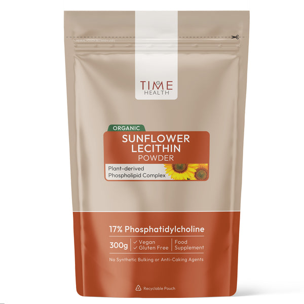 Organic Sunflower Lecithin Powder – 17% Phosphatidylcholine – Brain, Liver & Heart Health
