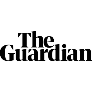 Black 'The Guardian' logo on a white background
