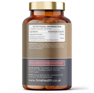 Trans-Resveratrol – Antioxidant, Heart & Longevity Support
