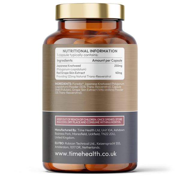 Trans-Resveratrol – Antioxidant, Heart & Longevity Support
