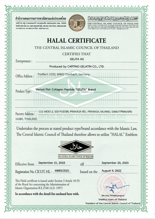 Bioactive Collagen Peptides® - Type I - Clinically Studied Marine VERISOL® - Skin, Hair, & Joints