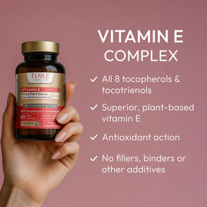 Vitamin E Complex – All 8 Tocopherols & Tocotrienols – Antioxidant & Cellular Health | Hover
