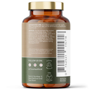 Vegan Omega 3 – EPA & DHA from Algae Oil – Heart, Brain & Eye Health