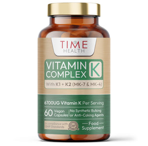 Vitamin K Complex – Active K1 + K2 (MK-4 & MK-7) – Heart, Bone & Circulation Support