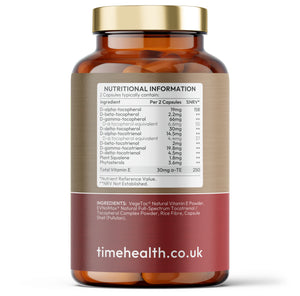 Vitamin E Complex – All 8 Tocopherols & Tocotrienols – Antioxidant & Cellular Health