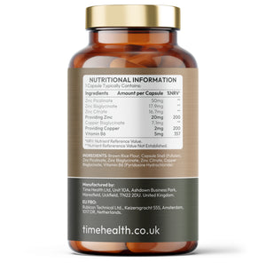 Triple Zinc Complex with Copper & B6