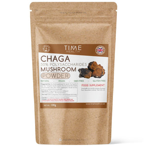 Chaga Mushroom Extract -100g powder - Russian Wild Grown - 30% Polysaccharides - 2% Triterpenes