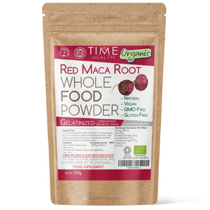 Red Maca Root – Organic, Gelatinised – Energy, Hormone & Libido Support