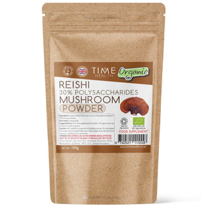 Organic Reishi Mushroom Extract Powder - 30% Polysaccharides - EU Grown