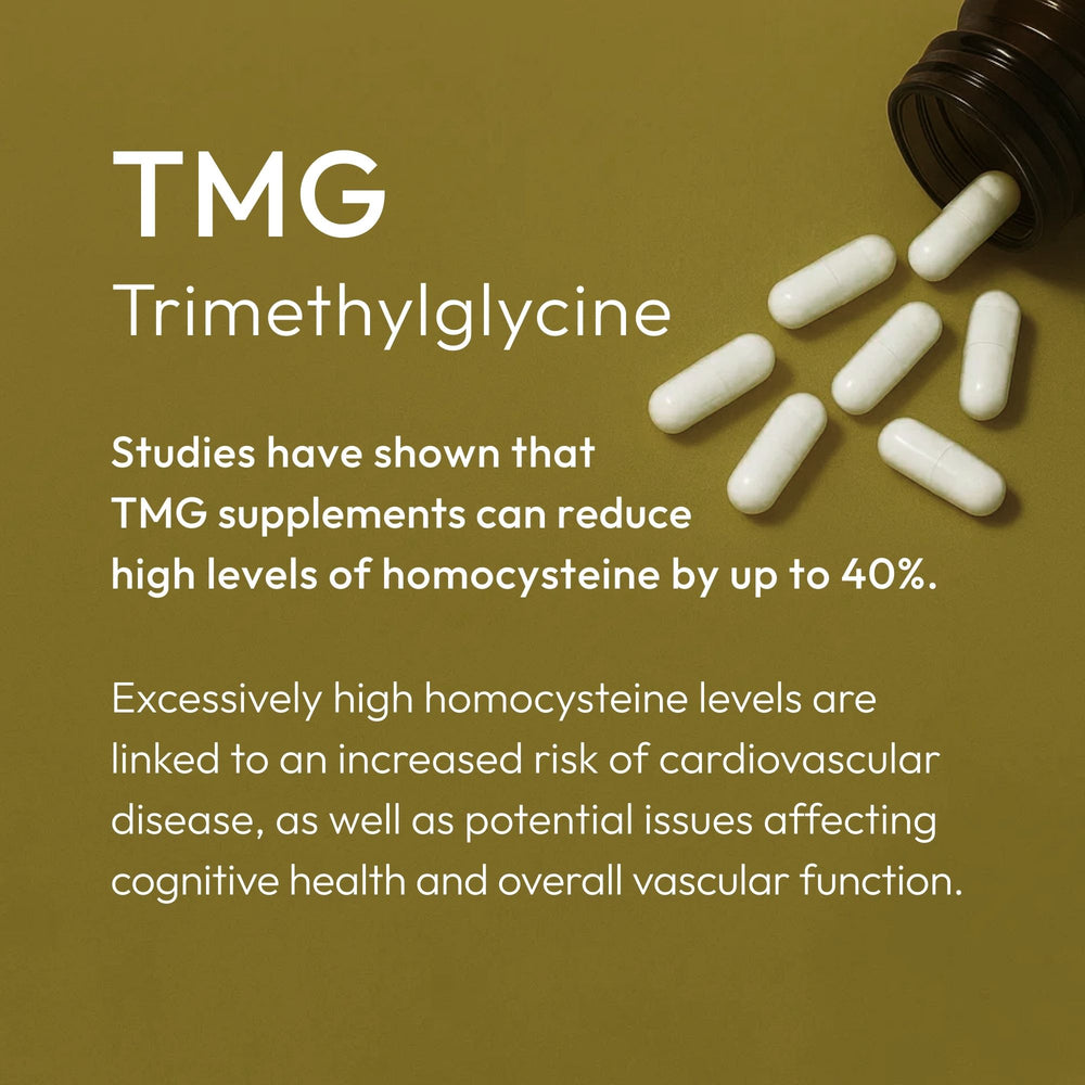 TMG supports  methylation and longevity. hover