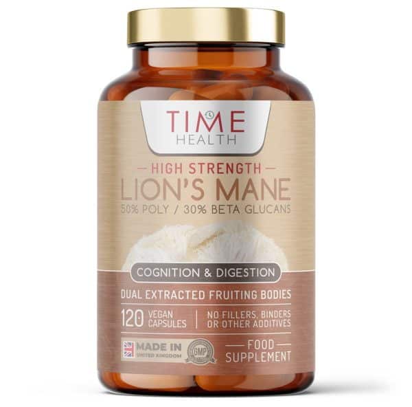 Lions Mane (Hericium Erinaceus‎) High Strength 50% Polysaccharides / 30% Beta 1,3/1,6 D Glucan - Capsules