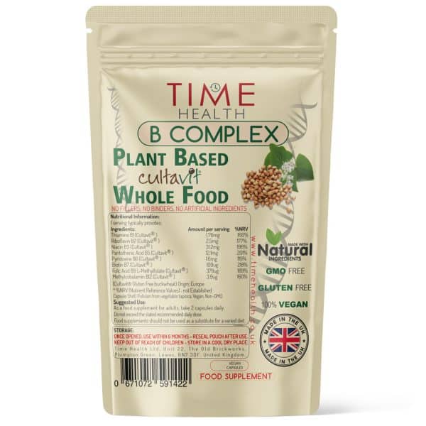 B Complex Whole Food Plant Based Cultavit - Time Health