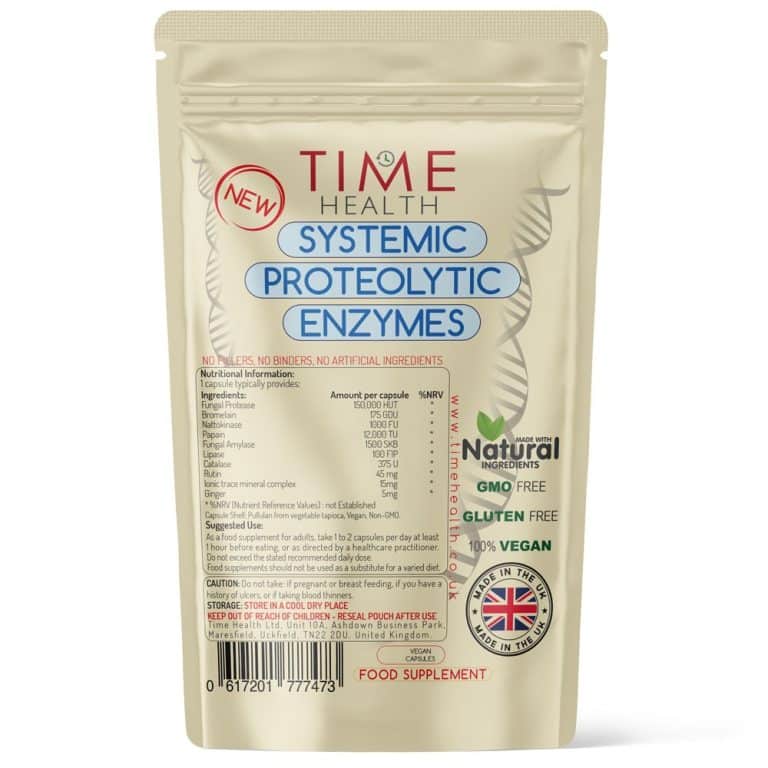 Systemic Proteolytic Enzymes Complex Repair And Recovery Mixed Enzyme Formula With Ginger