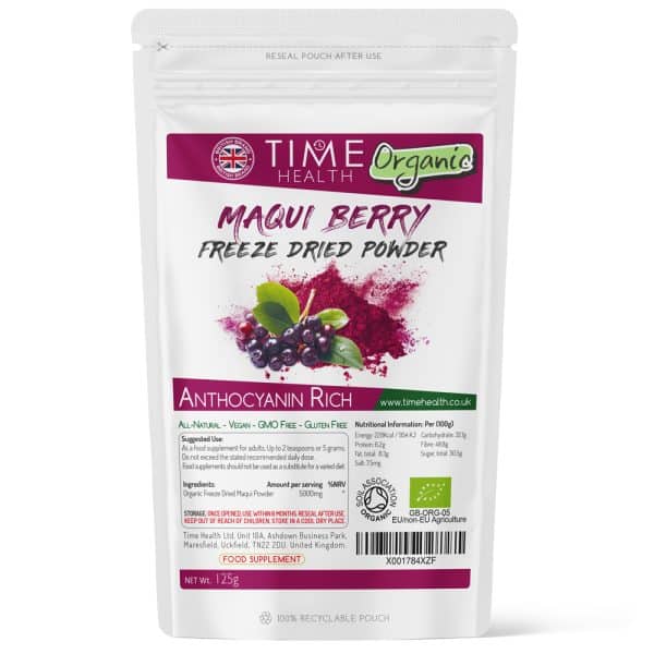 Organic Maqui Berry Powder - Rich in Anthocyanins