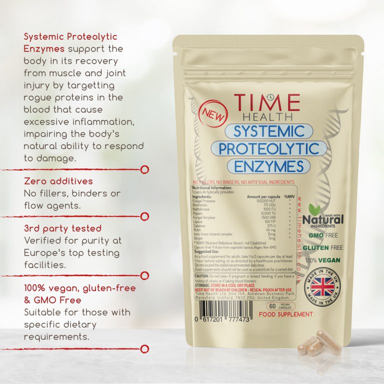 Systemic Proteolytic Enzymes Complex Repair & Recovery Mixed Enzyme