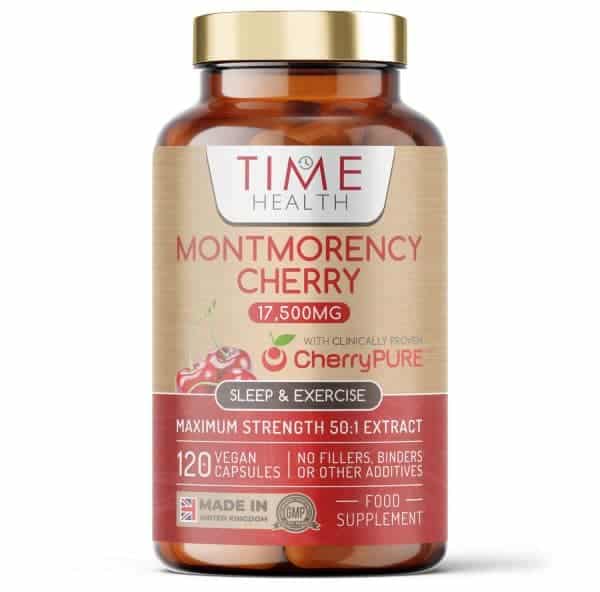 Montmorency (Tart) Cherry - 120 Capsules - 17,500mg per Capsule - CherryPURE - UK Made