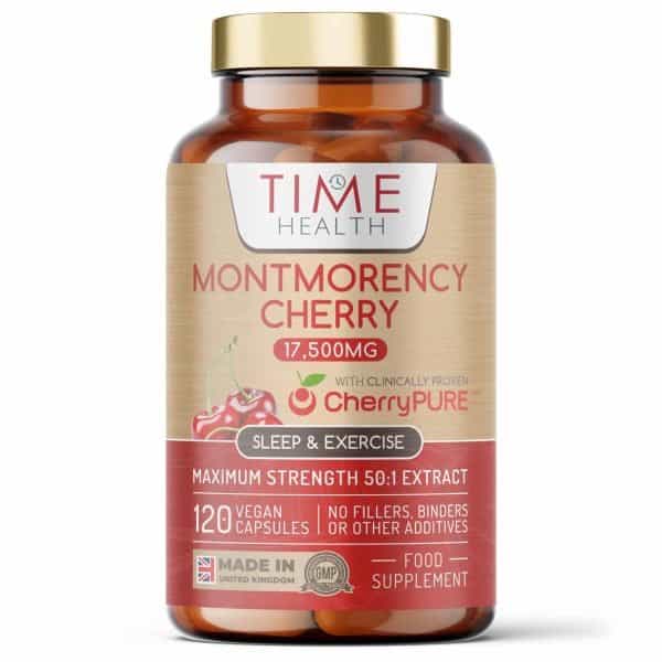 Montmorency (Tart) Cherry - 120 Capsules - 17,500mg per Capsule - CherryPURE - UK Made