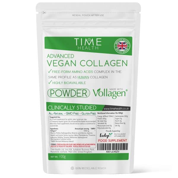 Advanced Vegan Collagen - Made with Vollagen - Amino Acid Complex in Same Ratio as Human Collagen