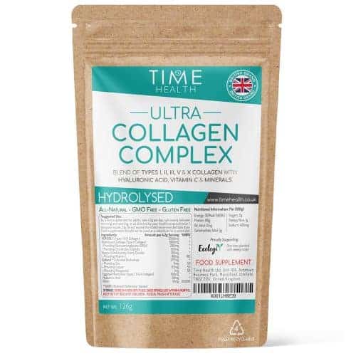 Ultra Collagen Complex - Types I, II, III, V & X - Made with VERISOL - Hyaluronic Acid - Vitamin C - Minerals